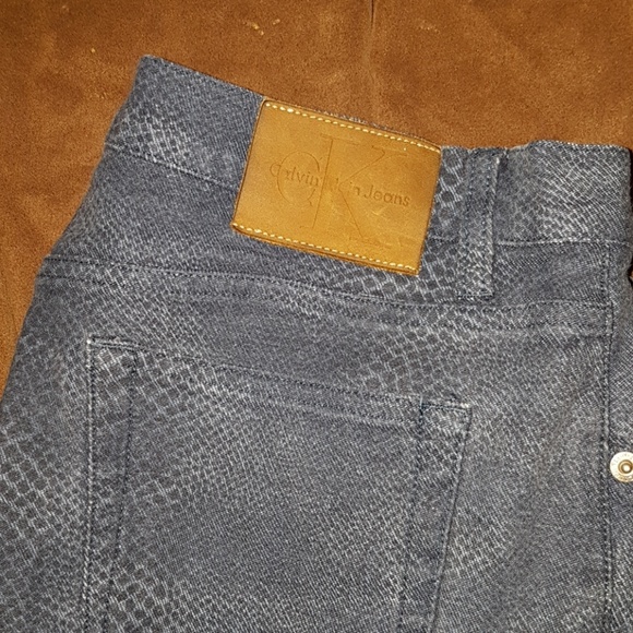 "Ck" snakeskin print jeans - Picture 3 of 4